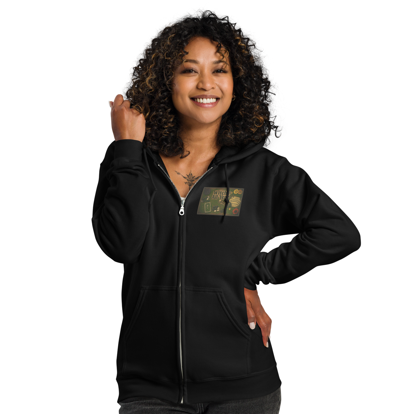 Everyday is Witchcraft Unisex Zip Hoodie