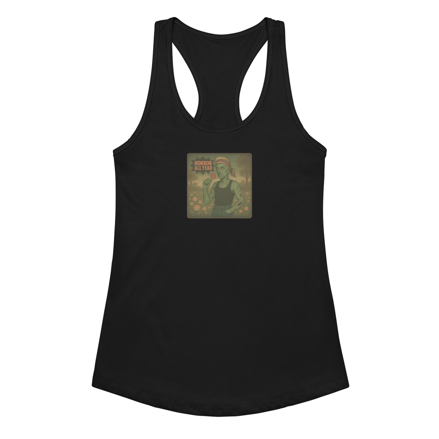 Slay All Day Women’s Fitted Racerback Tank Top
